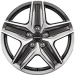 Borbet CWZ Mistral Anthracite Glossy Polished Alufelge 18 Zoll ET53 5x130 ML78,1