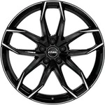 Rial Lucca Diamant-schwarz Frontpoliert Alufelge 20 Zoll ET35 5x110 ML65,1