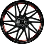 Keskin KT20 Future Matt Black Red Inside Alufelge 19 Zoll ET40 5x114,3 ML72,6