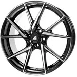 Alutec ADX.01 Diamant Schwarz Frontpoliert Alufelge 17 Zoll ET48 5x100 ML57,1