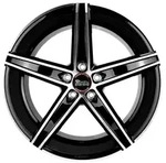 MAM OX-18 Black Front Polish Alufelge 19 Zoll ET30 5x112 ML66,6