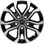 Autec Kiso Schwarz Poliert Alufelge 16 Zoll ET44 5x114,3 ML66,1