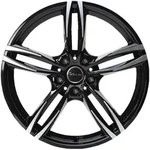 Avus AF 15 Black Polished Alufelge 19 Zoll ET50 5x112 ML57,1