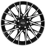 Dotz Fuji dark Black Polished Alufelge 18 Zoll ET35 4x100 ML60,1