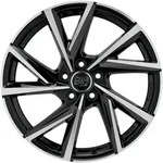 MSW 80/5 Gloss Black Full Polish Alufelge 16 Zoll ET45 5x100 ML54,06