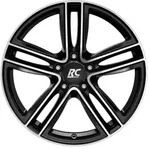 RC-Design RC27 Schwarz Glanz Vollpoliert Alufelge 17 Zoll ET27 5x112 ML66,7