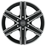 MAK King 6 Ice Black Alufelge 16 Zoll ET20 6x139,7 ML106,1
