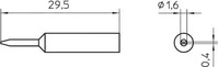 Weller T0054485699, 10x Weller L&ouml;tspitze Serie XNT Mei&szlig;elform, XNT 6/1,6 x 0,4 mm,