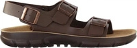 Birkenstock 500801-43, Birkenstock Damen-/Herren-PU-Sandale, Kano BF Dark Brown, 43