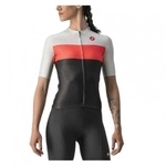 Castelli Aero Pro Frauen Jersey Trikot kurz XL LIGHT BLACK/BRILLIANT PINK-SILVER GRAY