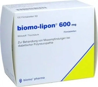 PZN-DE 06897600, biomo pharma Biomo Lipon 600 Filmtabletten 100 St