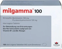 PZN-DE 04847319, W&ouml;rwag Pharma milgamma 100 mg Vitamin B1 + Vitamin B6 Tabletten