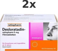 PZN-DE 15397612, Desloratadin-ratiopharm 5 mg Filmtabletten 100 St