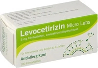 PZN-DE 16821029, Levocetirizin Micro Labs 5 mg Filmtabletten 100 St