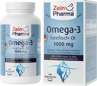 PZN-DE 13721801, ZeinPharma Omega-3 1000 mg Seefisch&ouml;l Softgelkapseln hochdo....
