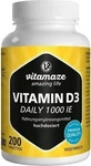 PZN-DE 16018657, Vitamaze Vitamin D3 1.000 I.E. daily vegetarisch Tabletten 50 g,