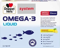 PZN-DE 16382707, Queisser Pharma Doppelherz Omega-3 Liquid system Fl&uuml;ssigkeit 450