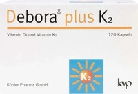 PZN-DE 12510172, K&ouml;hler Pharma Debora plus K2 Kapseln 57.6 g, Grundpreis: &euro;