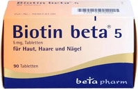 PZN-DE 14278466, betapharm Arzneimittel Biotin beta 5 Tabletten 90 St