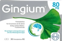 PZN-DE 14171136, Hexal Gingium 80 mg Filmtabletten 30 St