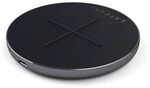 Satechi Aluminum PD & QC Wireless Charger space gray ST-IWCBM