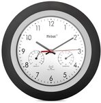 Mebus 19449 Funk-Wanduhr mitThermo-/Hygrom.