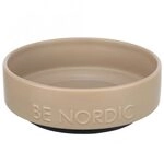Trixie BE NORDIC Keramiknapf f&uuml;r Hunde - taupe/0,5l