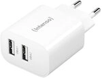 Intenso Power Adapter W24AA wei&szlig; 2x USB-A 24W 7802412