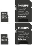 Philips MicroSDHC 2-Pack 32GB Class 10 UHS-I U1 incl. Adapter FM32MP45D/00