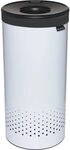 Brabantia W&auml;schekorb, 35 L dunkelgrau / weiss 304866