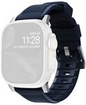 Nomad Rugged Strap Atlantic Blue Connector Silver 42/44/45/49mm NM01296485