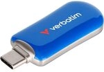 Verbatim Plectra Blue 64GB USB-C Flash Drive 30232