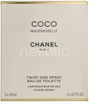 Chanel Coco Mademoiselle Giftset 2x Edt Spray Refill 20Ml/1x Edt Spray 20Ml - Twist