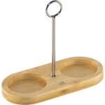 Peugeot Linea Bambus M&uuml;hlen- untersetzer 17cm natur 44558