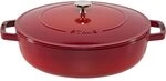 Staub Br&auml;ter Chistera 28 cm kirschrot 1004760