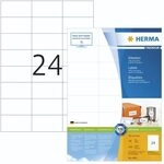 Herma Prem. Etiketten wei&szlig; 70x37 100 Blatt DIN A4 2400 St&uuml;ck 4464