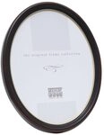 Deknudt S100F9 Ovalrahmen 13x18 Kunststoff schwarz-braun S100F9_13,0X18,0
