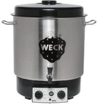 WECK Einkochautomat Edelstahl mit Uhr + Hahn 121407