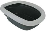 Trixie Katzentoilette Carlo 2 - grau/hellgrau