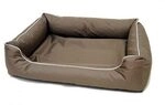 Lebon Hundebett Paula 2 - 100x75cm - Dunkelbeige