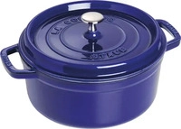 Staub 1004299, Staub La Cocotte 26cm rund dunkelblau, Gusseisen