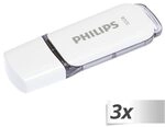 Philips USB 2.0 3-Pack 32GB Snow Edition Shadow Grey FM32FD70E/00