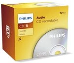 1x10 Philips CD-R 80Min Audio JC CR7A0NJ10/00
