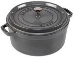 Staub La Cocotte 26cm rund Graphit-grau, Gusseisen 1003923