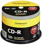 1x50 Intenso CD-R 80 / 700MB 52x Speed, Cakebox 1001125