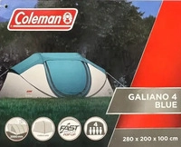 Coleman 2000035213, Coleman Galiano 4 Blau 4 Personen Pop-Up-Zelt
