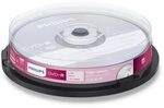 1x10 Philips DVD-R 4,7GB 16x SP DM4S6B10F/00