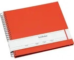 Uni Maxi Mucho Fotoalbum orangefarben mit schwarzen Karten