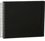 Uni Maxi Mucho Fotoalbum schwarz mit wei&szlig;en Karten