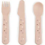 Foodie Happy Dots Baby-Besteck rosa 3 El.